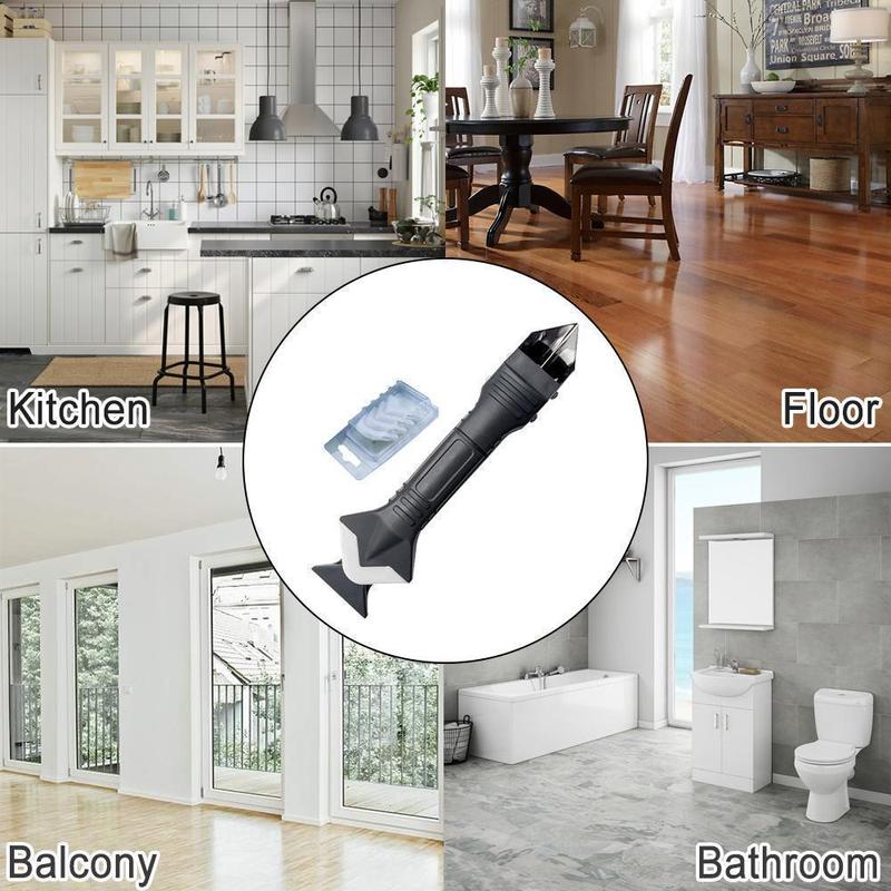 Herramienta de sellado 3-en-1 de silicona – Precisión y versatilidad para sus juntas