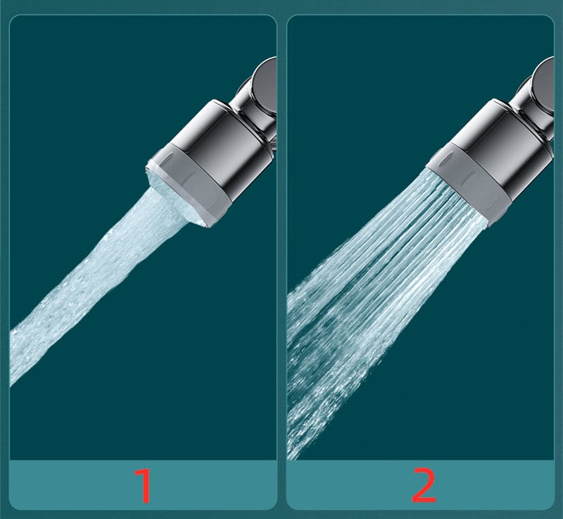 Estensione del rubinetto rotante per una pulizia facile